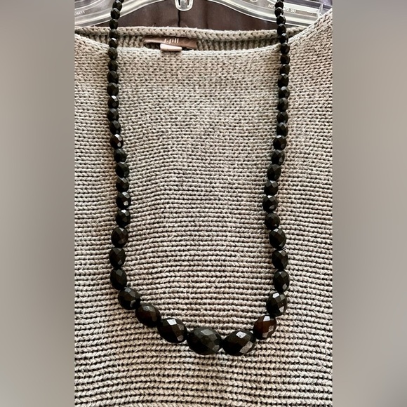 Black Earrings Beaded Popover Necklace Witchy Retro Goth Spider 80s Mobwife VTG - Picture 9 of 16